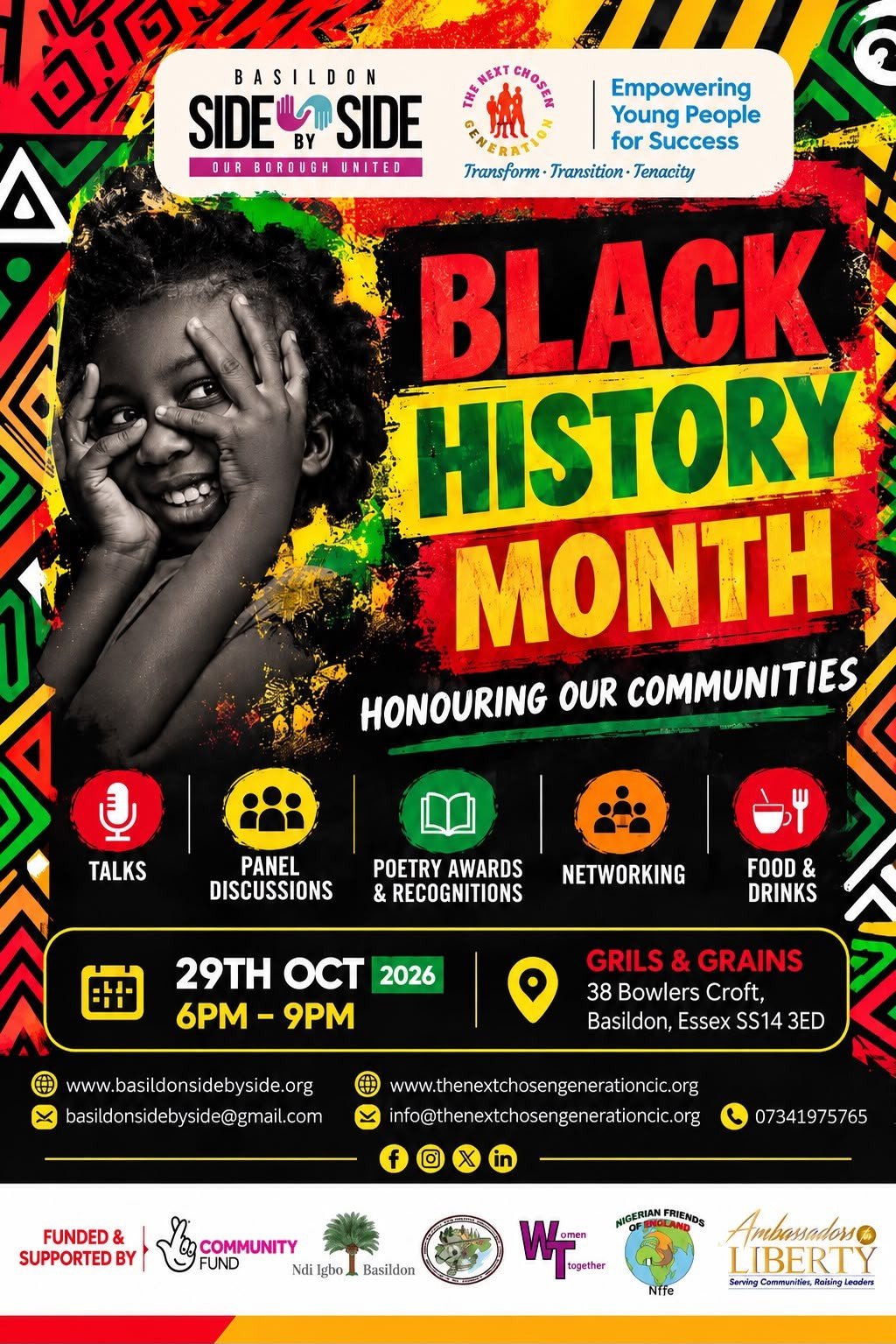 Black History Event Poster 2026